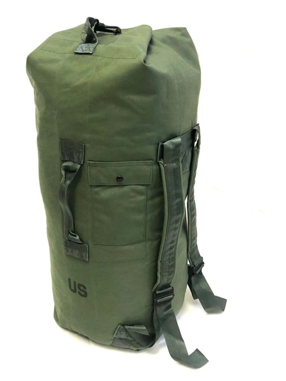 USGI Duffle Bag New Sea Bag Green Top Loader Backpack Straps Canvas Green NEW